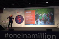 Sue at Virgin Media London Marathon One in a Million Event