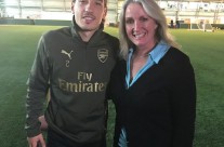 Hector Bellerin and Sue
